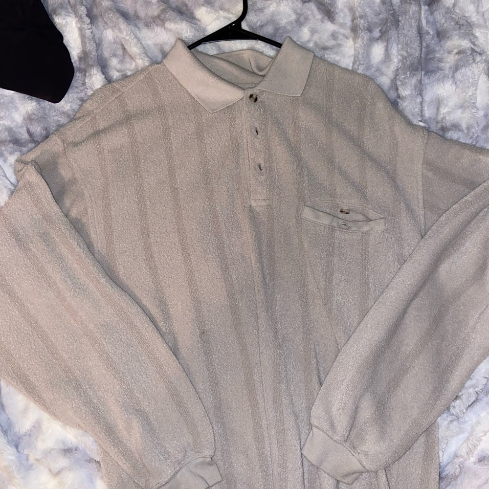 David Taylor collared sweatshirt